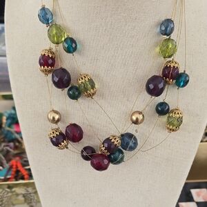 Elegant Multicolor Beaded Necklace